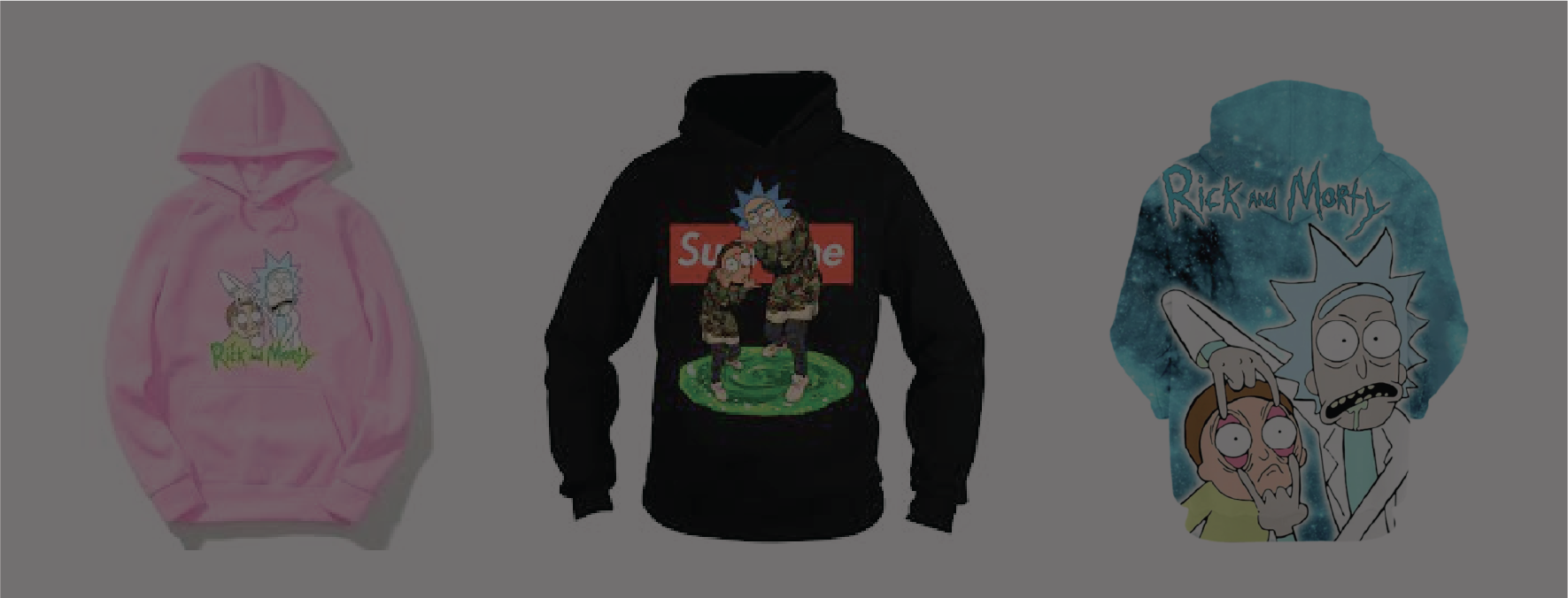 rick and morty hoodie banner