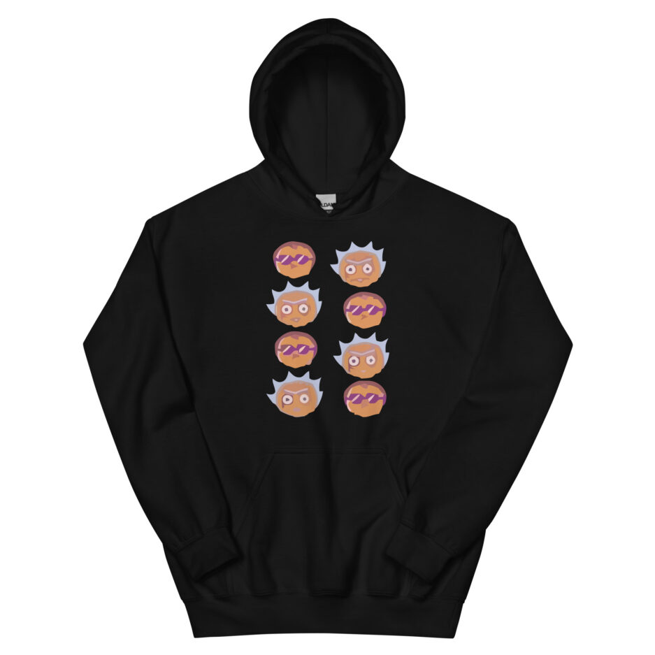 Rick Morty Scary Face Hoodie